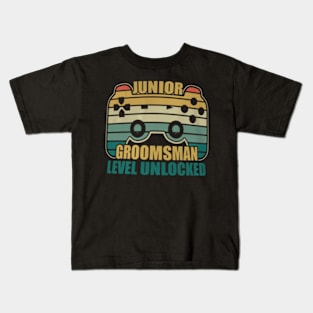 Groomsman Gaming Video Gamer Kids T-Shirt